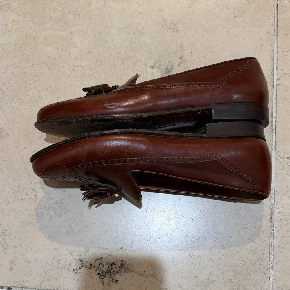 Salvatore Ferragamo Dark Brown Tassel Loafers